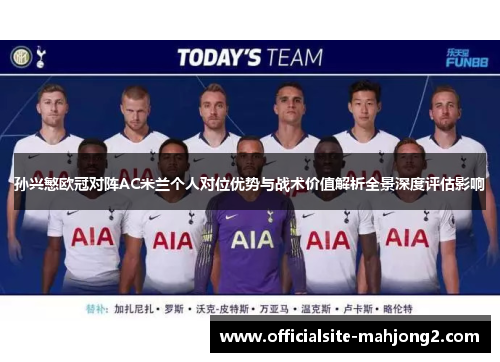 孙兴慜欧冠对阵AC米兰个人对位优势与战术价值解析全景深度评估影响 孙兴慜欧冠对阵AC米兰个人对位优势与战术价值解析全景深度评估影响
